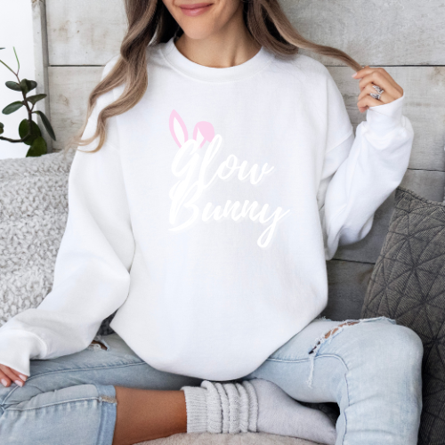 Glow Bunny Oversized Sweatshirt (Light)